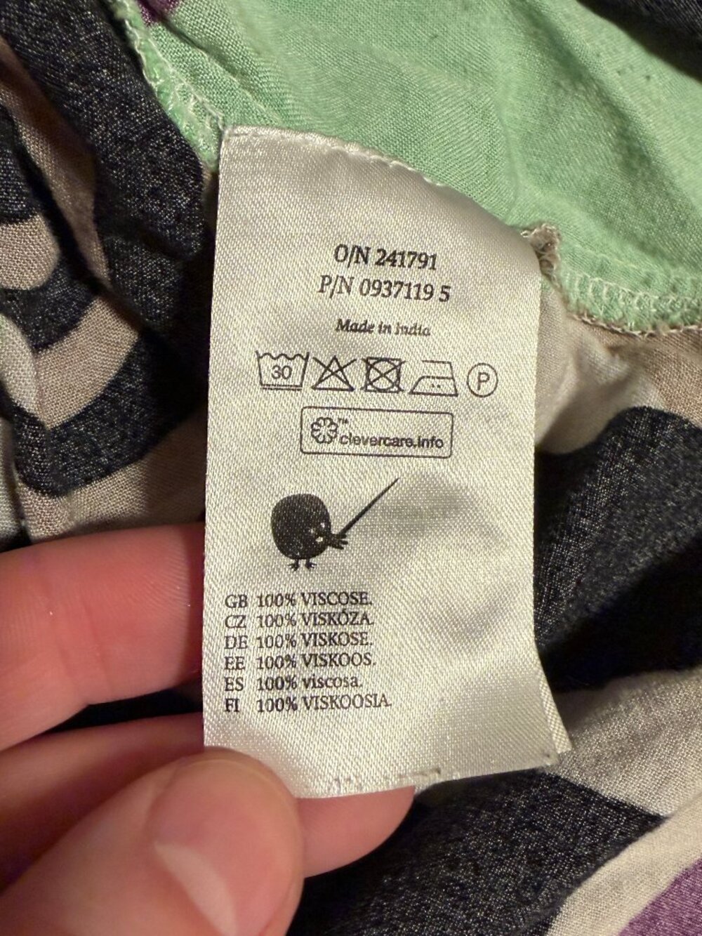Monki Geometric Button Up Size Large - Picture 2 of 11